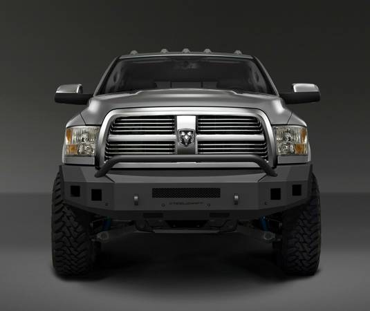 Photo New Heavy Duty Bullnose Front Bumper 10-18 Dodge Ram 2500 3500 $900