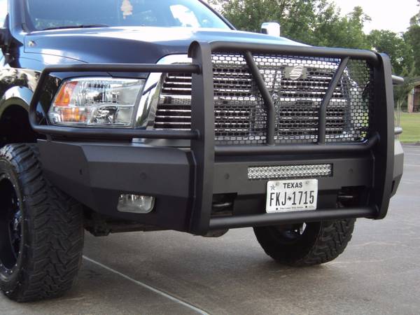 Photo New Heavy Duty Smooth Front Bumper 10-18 Dodge Ram 2500 3500 $1,215
