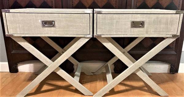 Photo Pair, Newly Refinished Nightstands (Price in Ad) $1