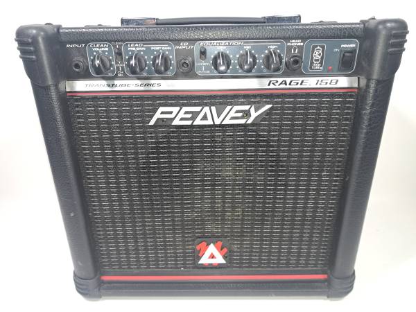 Peavey Rage 158 III Transtube, 15 Watt, 1x8 Guitar  $75