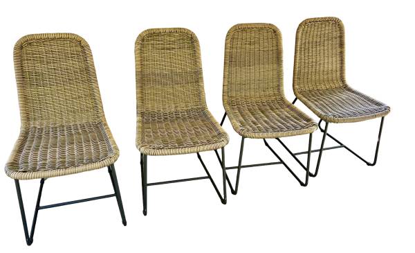Photo Pottery Barn Plymouth Woven Chairs - Set Of 4 $299