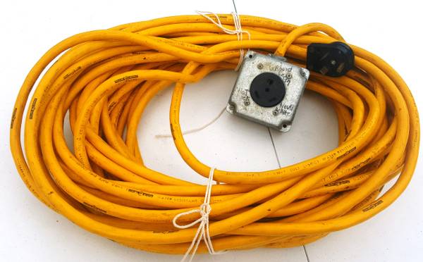 Photo RV or food truck use 100 feet exention cord, 30 AMP, 125 V $235