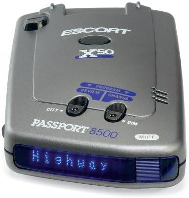 Photo Radar and Laser Detector, Escort Passport 8500 X50 (Blue Display) $80