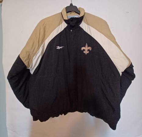 Photo Reebok NFL ProLine New Orleans Saints Football Buffer Jacket XL EUC