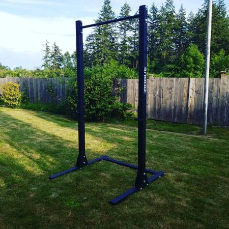 Photo Rogue Fitness SML 2 Squat Rack and 230 lbs of ROGUE US-MIL SPEC Bumper $1,100