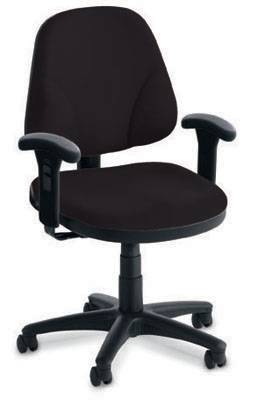 Photo SNAP SEATING Black Fabric office chair -Snap High Back Chairs $135