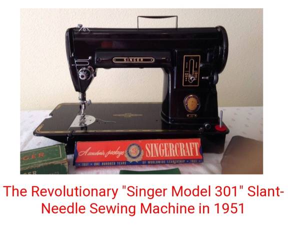 Photo Vintage 501 Singer Sewing Machine $100