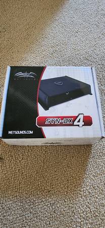 Photo Wet Sounds SYN-DX4 BRAND NEW - Car Boat Marine Amplifier $875