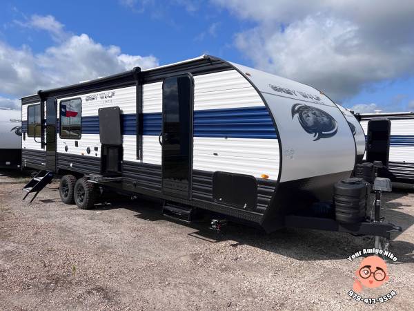 Photo 23 Forest River Cherokee Grey Wolf 26MBRR Toy Hauler RV $34,887