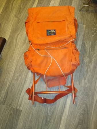 Photo external frame backpack everest by seaway $20