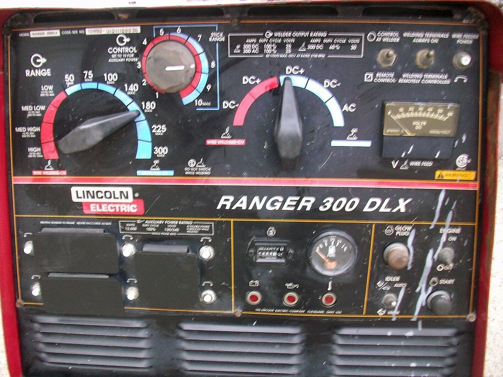 Lincoln Electric Ranger 300 DLX Welder Generator Kubota D905 Diesel Engine Tools For Sale