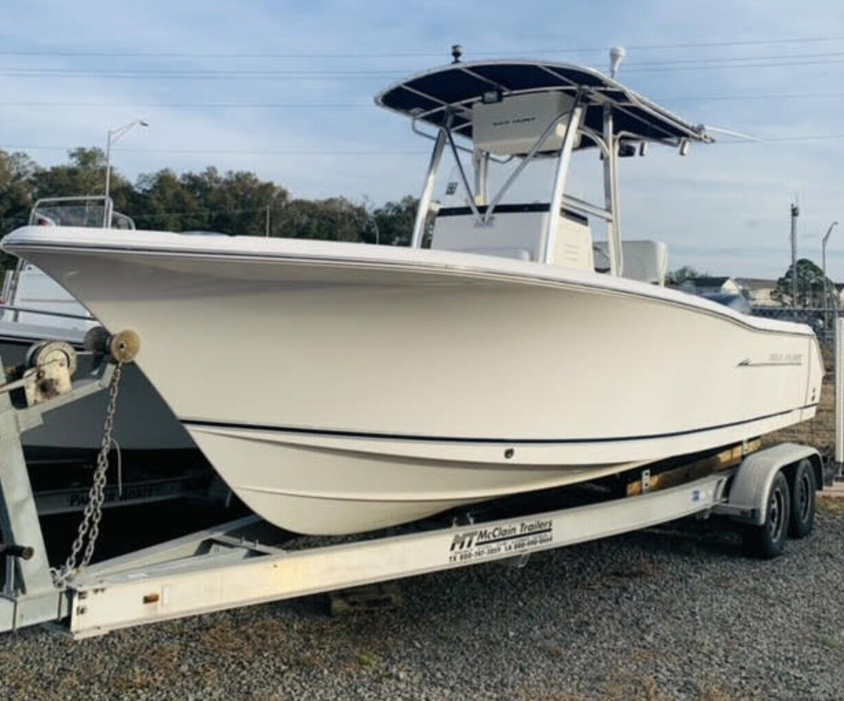 2007 Sea Hunt 240 Triton Center Console w Dual Axle Trailer | Boats For ...