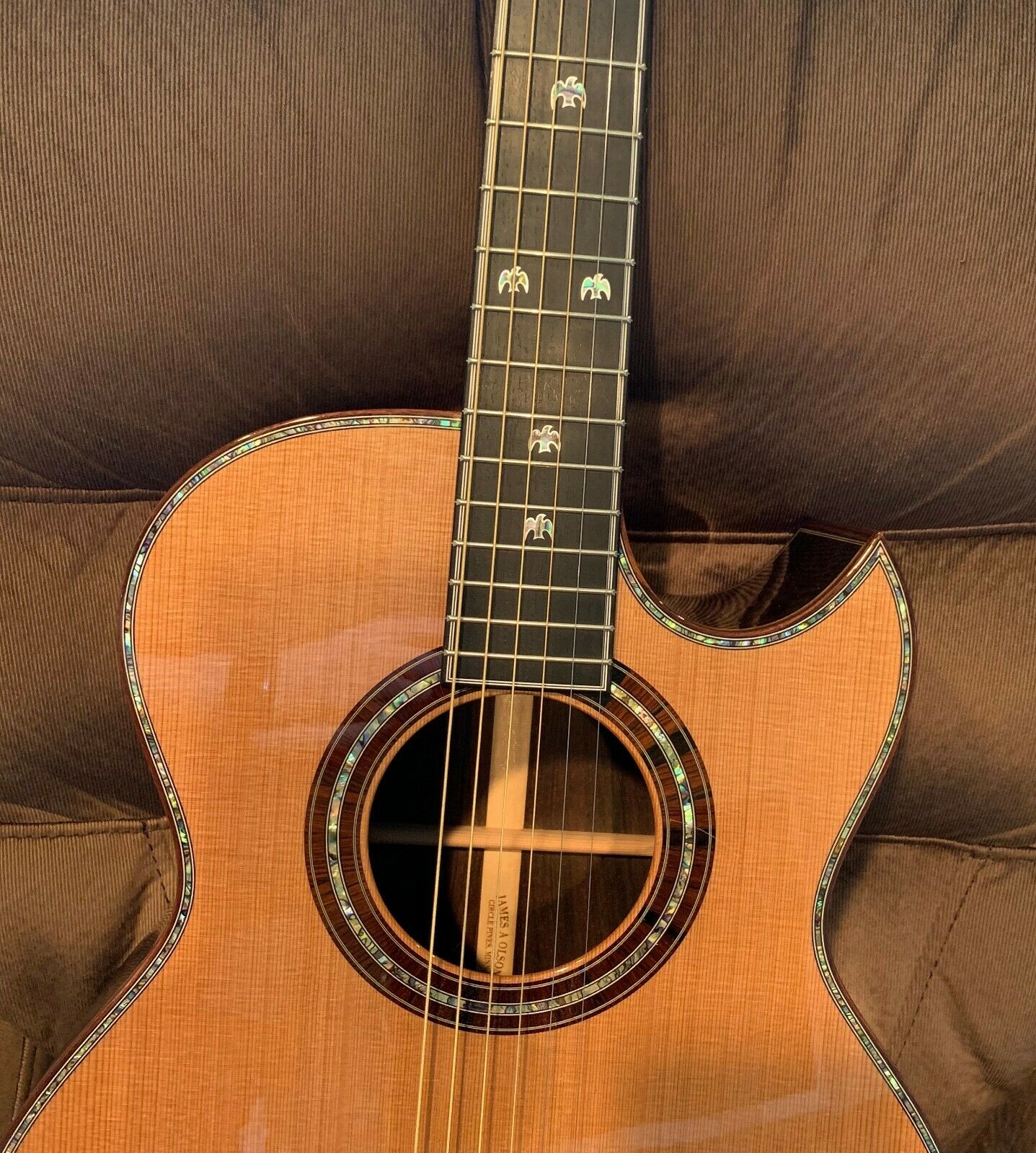 Olson Custom Acoustic Electric Guitar James Taylor Series Musical