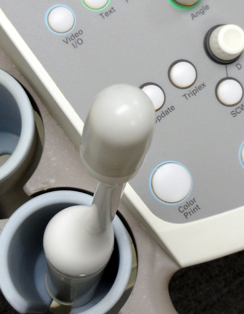 Siemens Mochida SonoVista OB/GYN ultrasound machine with abd + vaginal ...