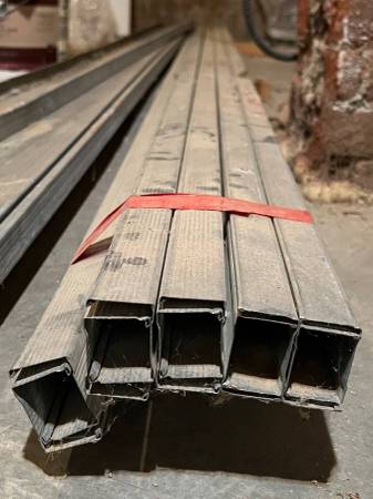 Photo (10) 1-58 in. x 1-18 in. x 10 ft. 20-Gauge Steel Track Metal Stud $50