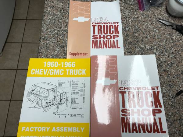 Photo 1960-66 Chevy GMC Truck 1964 Service Manuals $50