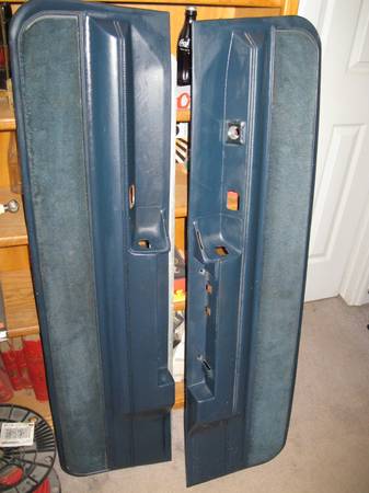 Photo 1980s Buick G Body Regal Grand National blue door panels $250