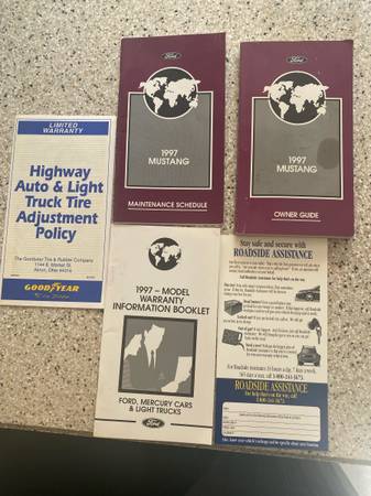 Photo 1997 Ford Mustang Factory Manual $200