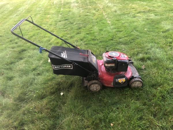 Craftsman Briggs & Stratton Gold 6.75HP 190cc Push Lawn Mower USA Bag ...