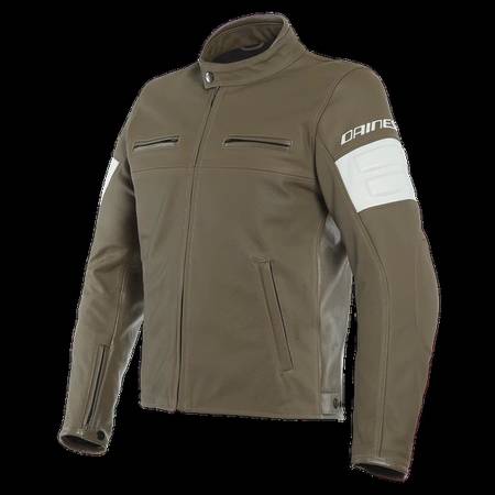 Dainese San Diego Mens Perforated Leather Motorcycle Jacket Light Brow $225
