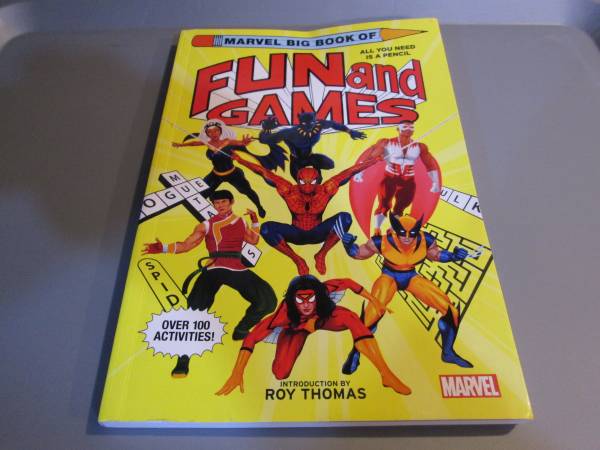 Photo Marvel Big Book of Fun and Games trade paperback $5