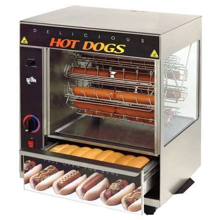 Photo New Star Broil-O-Dog Hot Dog Cooker Model 175CBA $1,700
