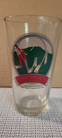 Rare Lake Placid - Lake City Beer Glass $2
