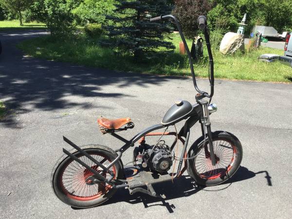 Photo Rat Rod Mini Bike Pit Bike Hand Crafted Chopper Go-Kart Engine $150