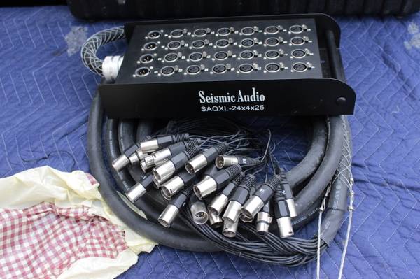 Photo Recording Studio 24 Channel Audio Snake 25 Control Room Connect $150