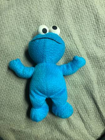 Photo Vintage 2000 Fisher Price Sesame Street Cookie Monster Plush Toy 10 $10