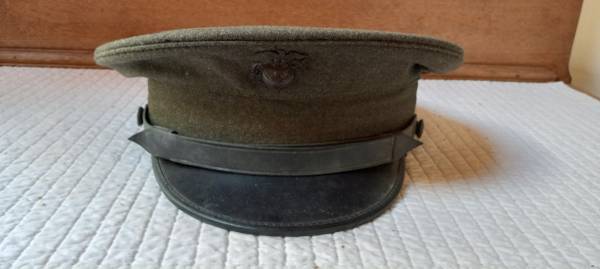 Photo WWII US Marine Corp Hat and Service Album $40
