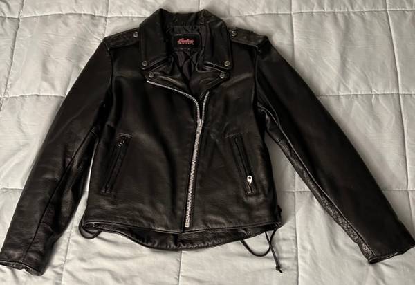 Photo Womens Indian Motorcycle Leather Jacket Size Large $500