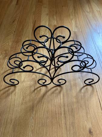 Photo Wrought Iron Type Scroll Candle Holder Center Piece $25