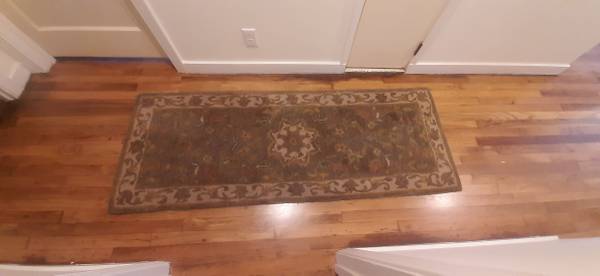 Photo 6 foot runner rug $35