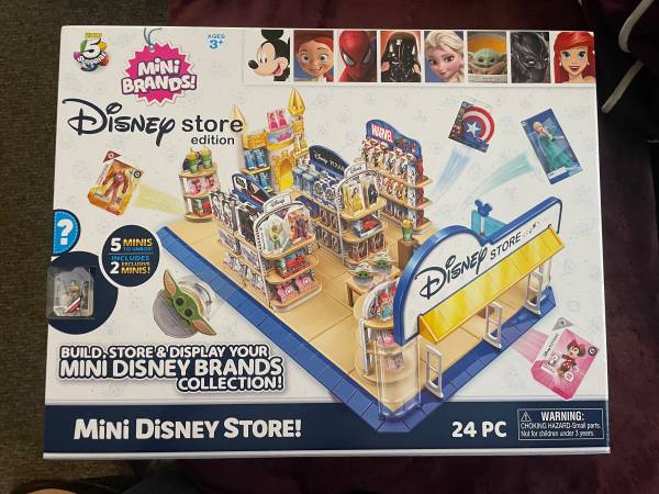 Photo Disney Store Mini Brands Star Wars Spiderman Toy Story $25