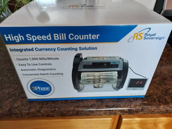 Photo High Speed Money Counter - Never Used $120