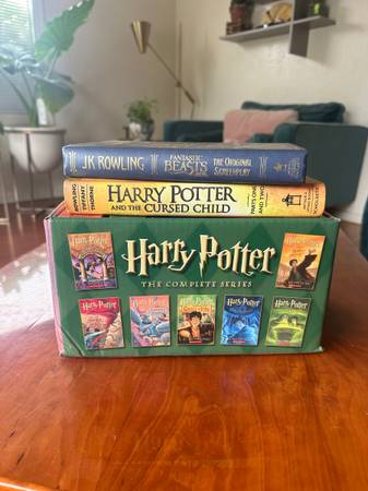 Photo Perfect Gift New Harry Potter book set, Fantastic Beasts,Cursed Child $40