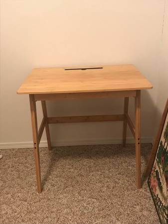 Sturdy small work desk $50