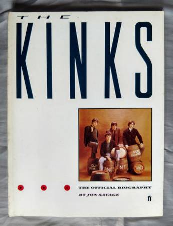 Photo The Kinks, the official biography Jon Savage 1984 $20