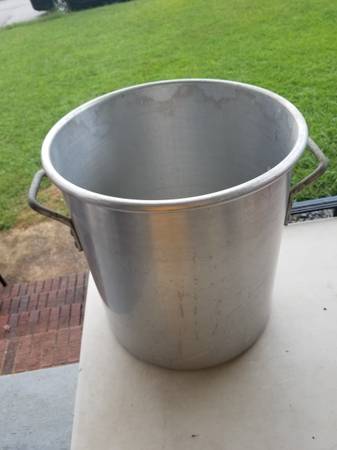 Photo Large Commercial Metal Spinning Co Aluminum Pot with Handles 240 $100