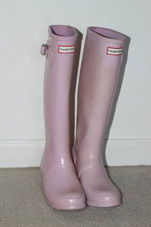Photo Pink HUNTER Rainboots- Size 6 $25