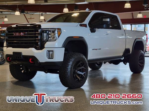 Photo 2021 GMC SIERRA 2500HD AT4 DURAMAX CREW CAB 4X4  UNIQUE TRUCKS - $88,995 (DELIVERED RIGHT TO YOU NO OBLIGATION)