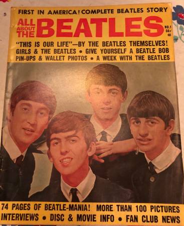 Photo 1964 All About the Beatles magazine $40