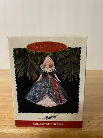 Photo 1995 Holiday Barbie Hallmark Keepsake Ornament $15