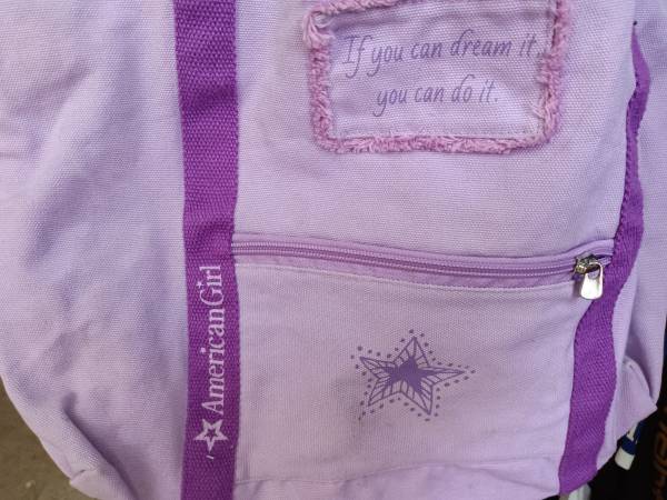 Photo American girl doll bag tote if you can dream it you can do it star $5