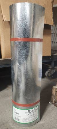 Photo Galvanized Steel Roll Valley Flashing 20 in. x 50 ft. $50