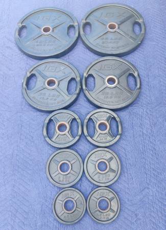 Photo Iron Grip IGX Urethane Olympic Weight Plates (Price in Description) $1