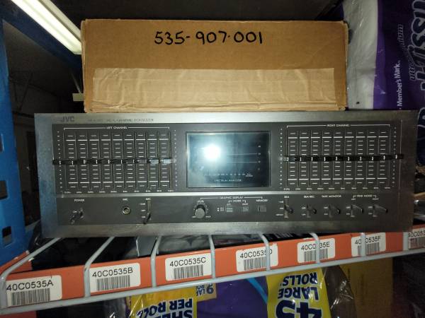 JVC SEA-80 Spectrographic Equalizer $250