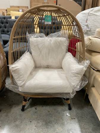 Photo Kids Oversized Egg Chair with Cushions- Pillowfort Brand New $140