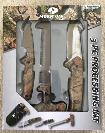 Photo Mossy Oak 3 Piece Processing Kit - NEW $13
